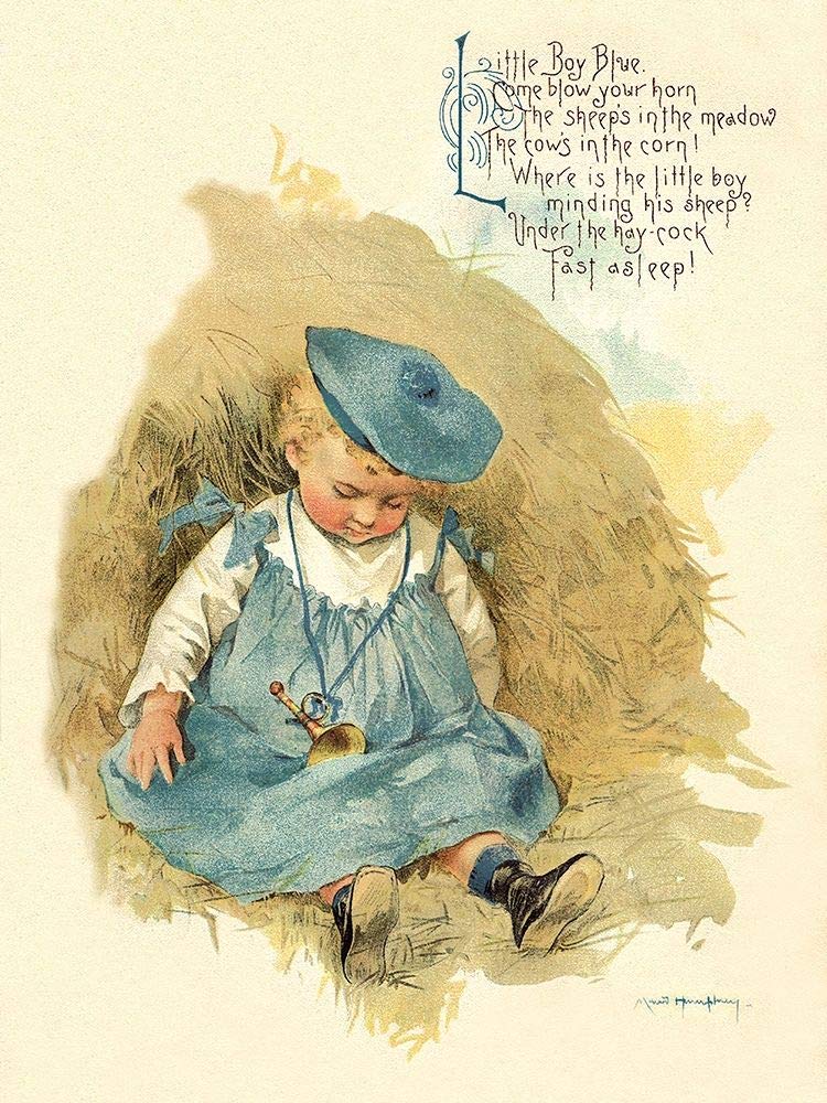 Amazon.com: Posterazzi PDX454844SMALL Nursery Rhymes: Little Boy